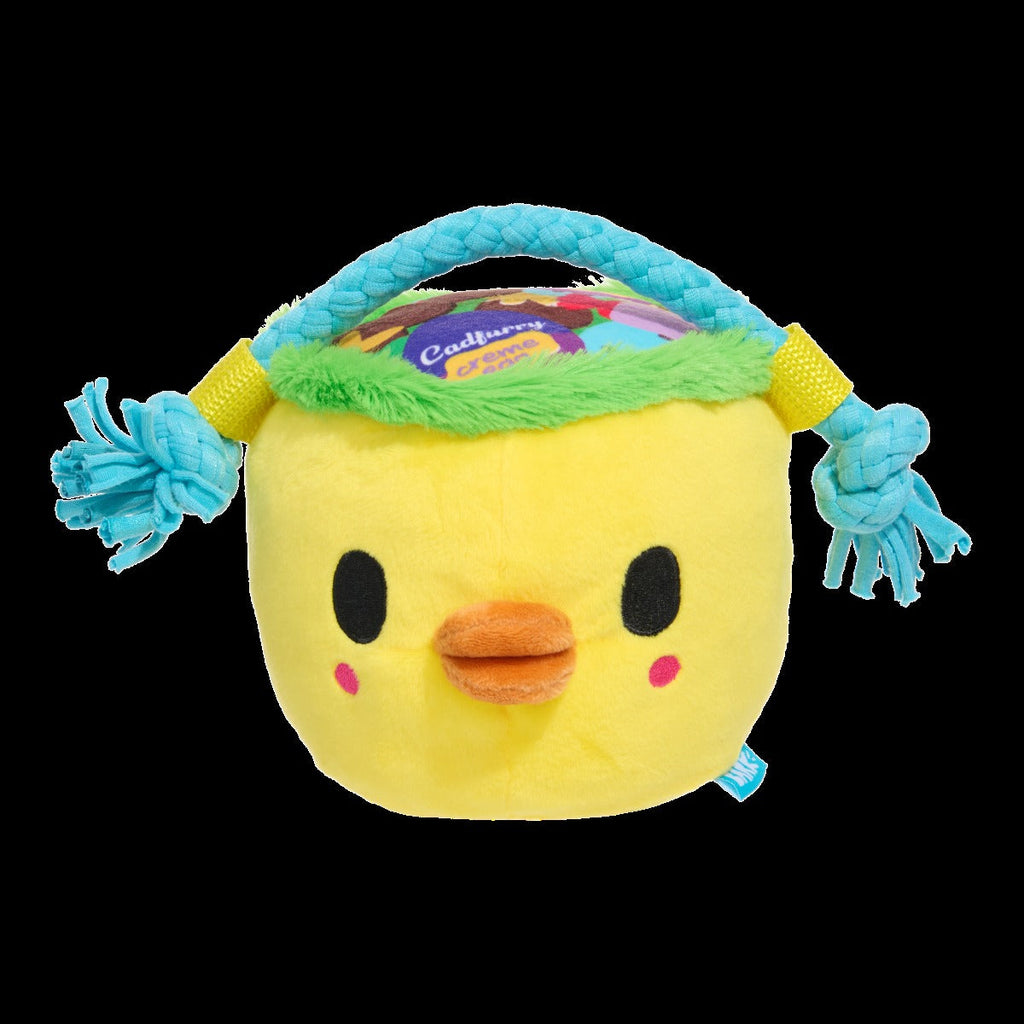 Chicky's Easter Candy Plush Tug Dog Toy