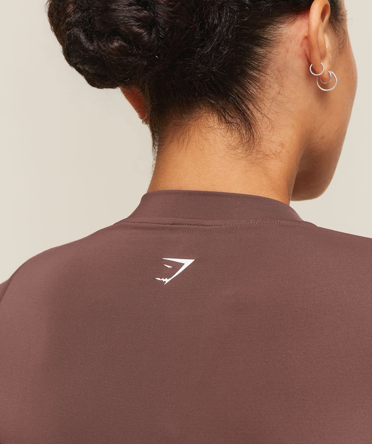 Gymshark Everyday Seamless Zip Tracktop - Espresso Brown