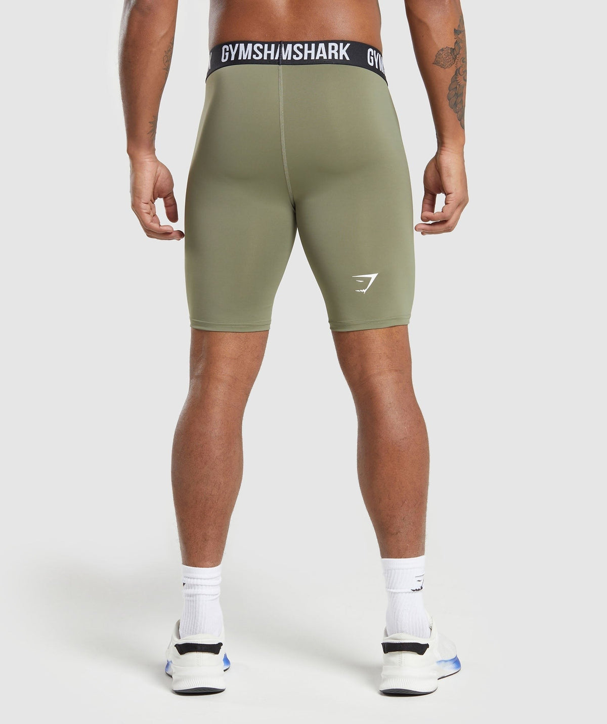 Gymshark Element Baselayer Shorts - Utility Green