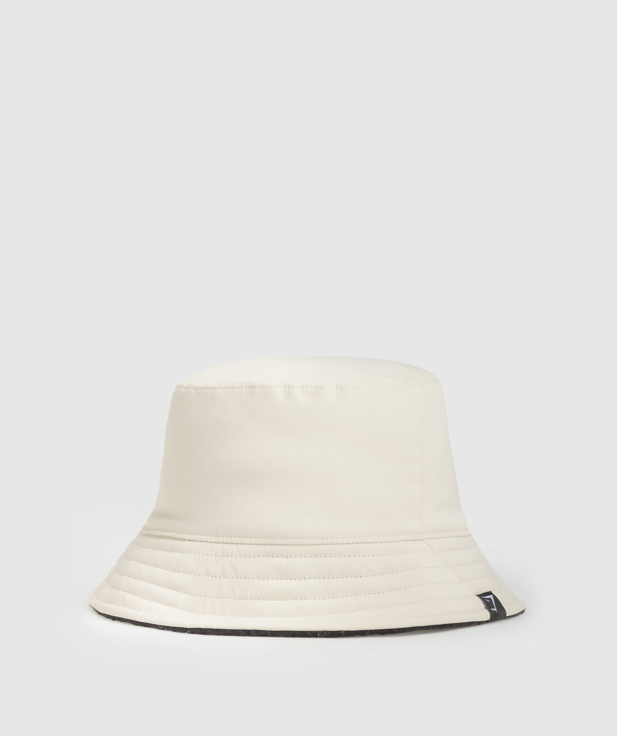 Gymshark Fleece Reversible Bucket Hat - Black/Pebble Grey