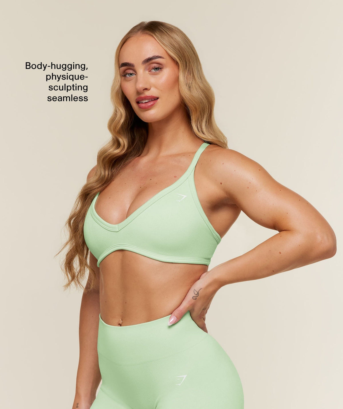 Gymshark Adapt Solid Sports Bra - Sprint Green