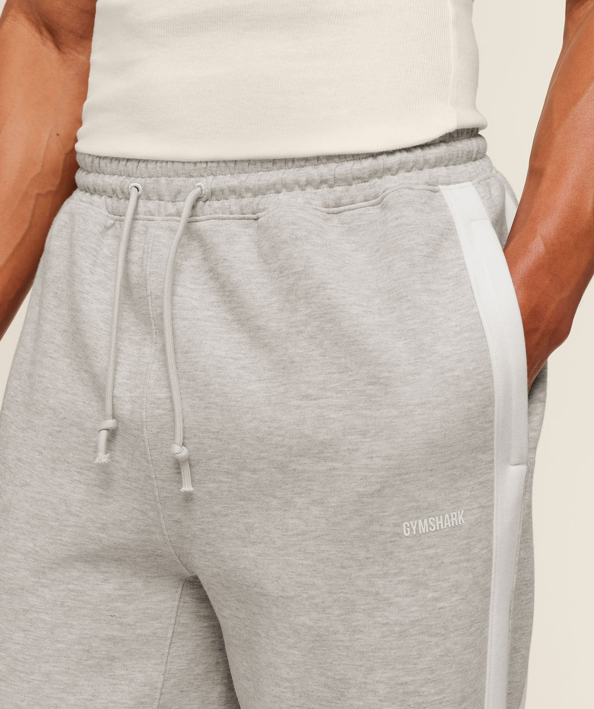Gymshark x CBUM Straight Leg Jogger - Bros Stone Grey Marl