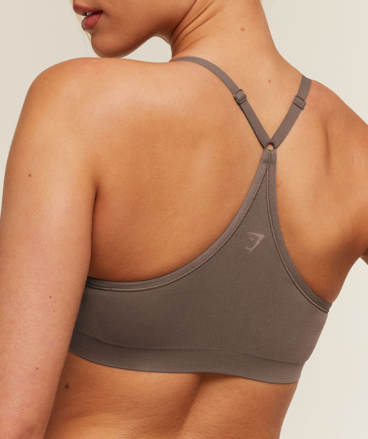 Gymshark FeatherFormTM Scoopneck Bralette - Soft Brown