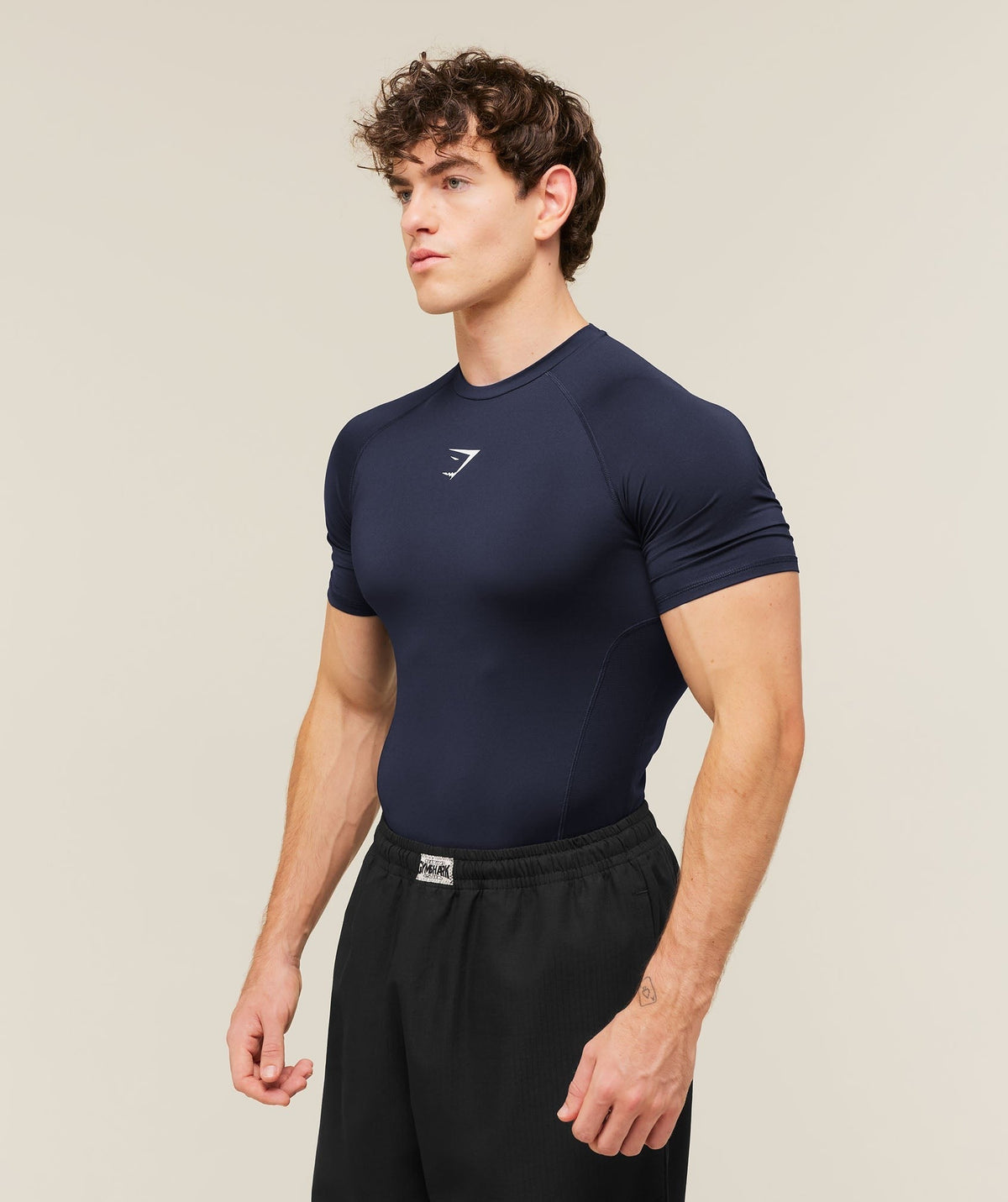 Gymshark Element Baselayer Tee - Heavy Blue