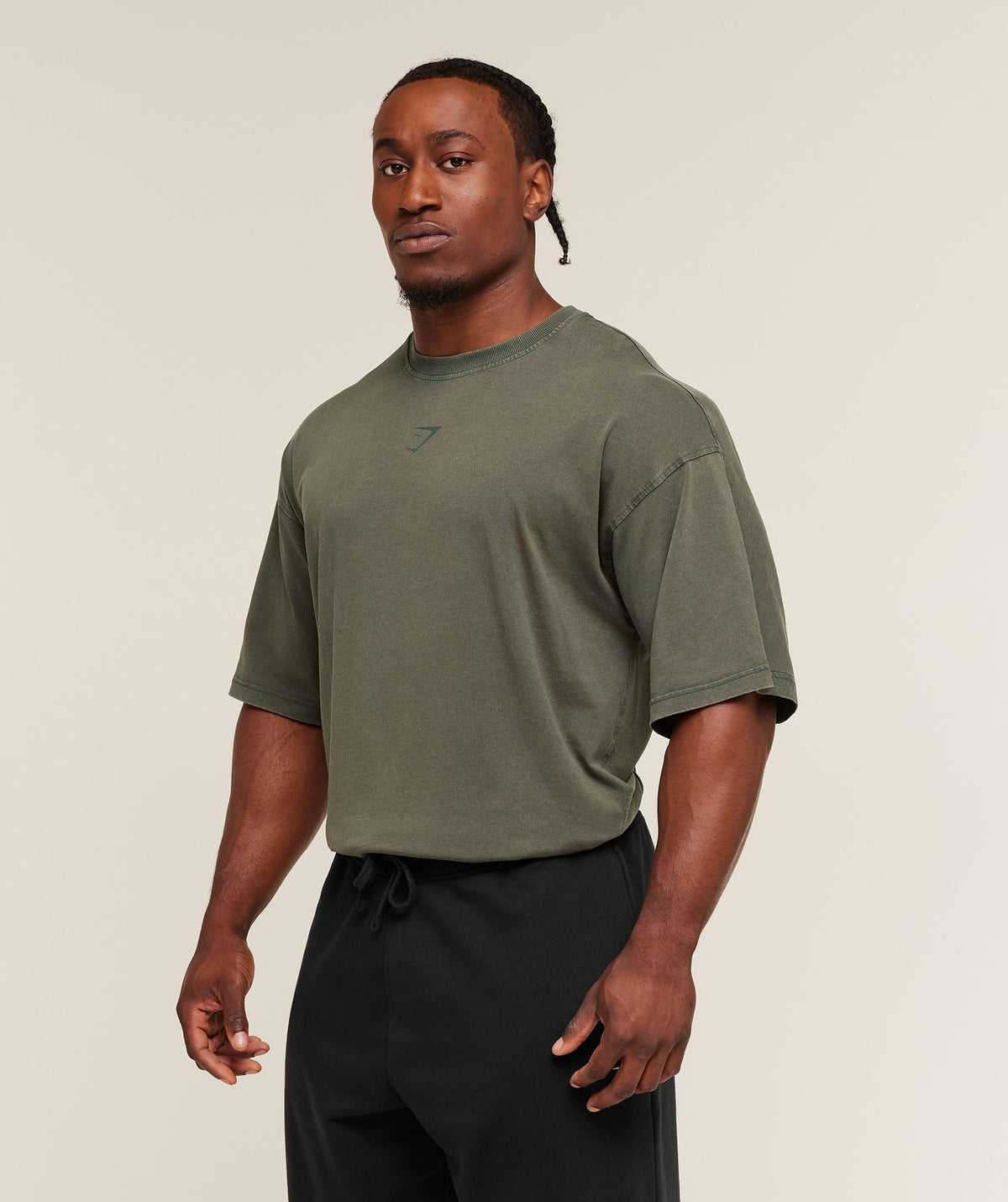 Gymshark Power Washed Tee - Strength Green