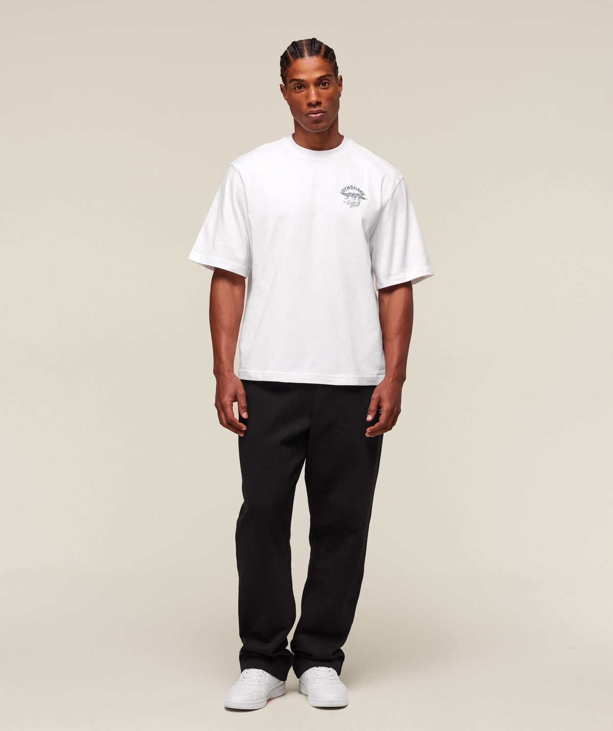 Gymshark Flying Weights Tee - White