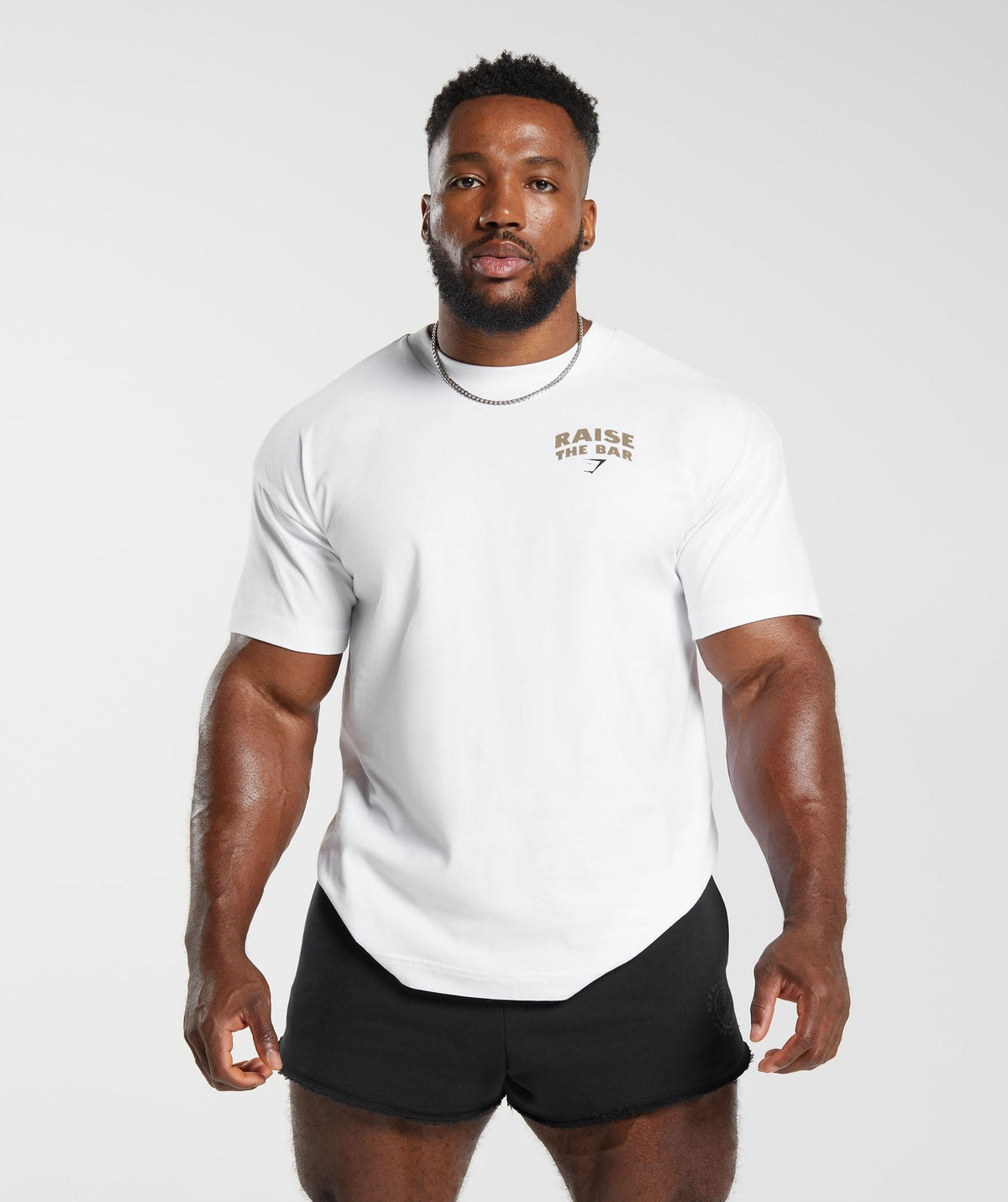 Gymshark Raise the Bar Tee - White