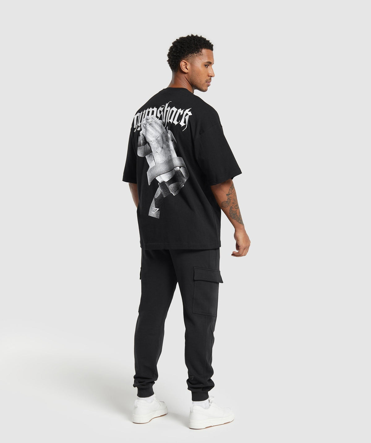 Gymshark Prayer Hands Tee - Black