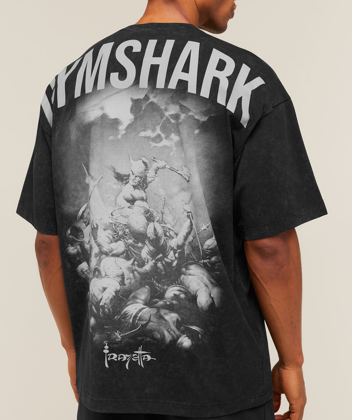 Gymshark x Frazetta Power Tee - Black