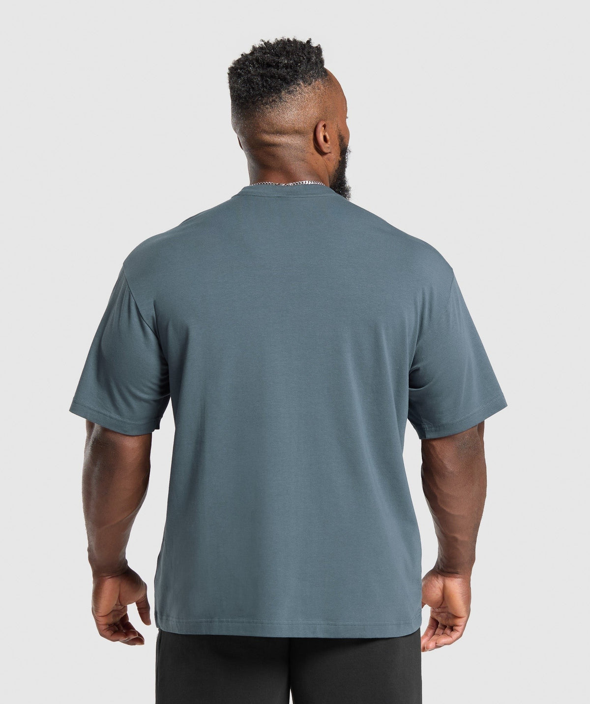 Gymshark Essential Short Sleeve Tee - Titanium Blue