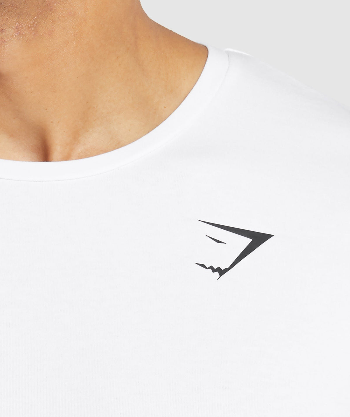 Gymshark Essential Long Sleeve Tee - White