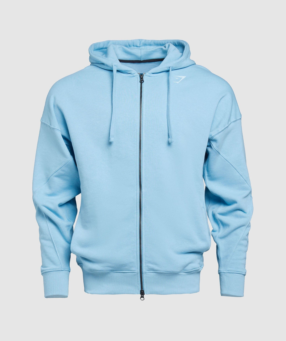 Gymshark Power Zip Up Hoodie - Ozone Blue
