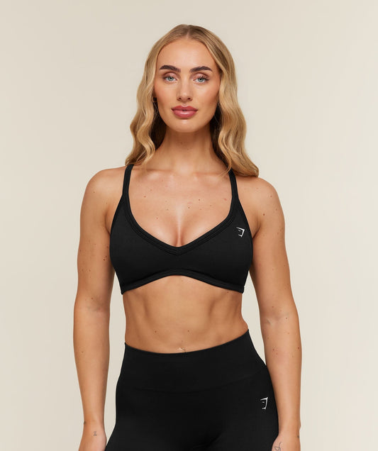 Gymshark Adapt Solid Sports Bra - Black