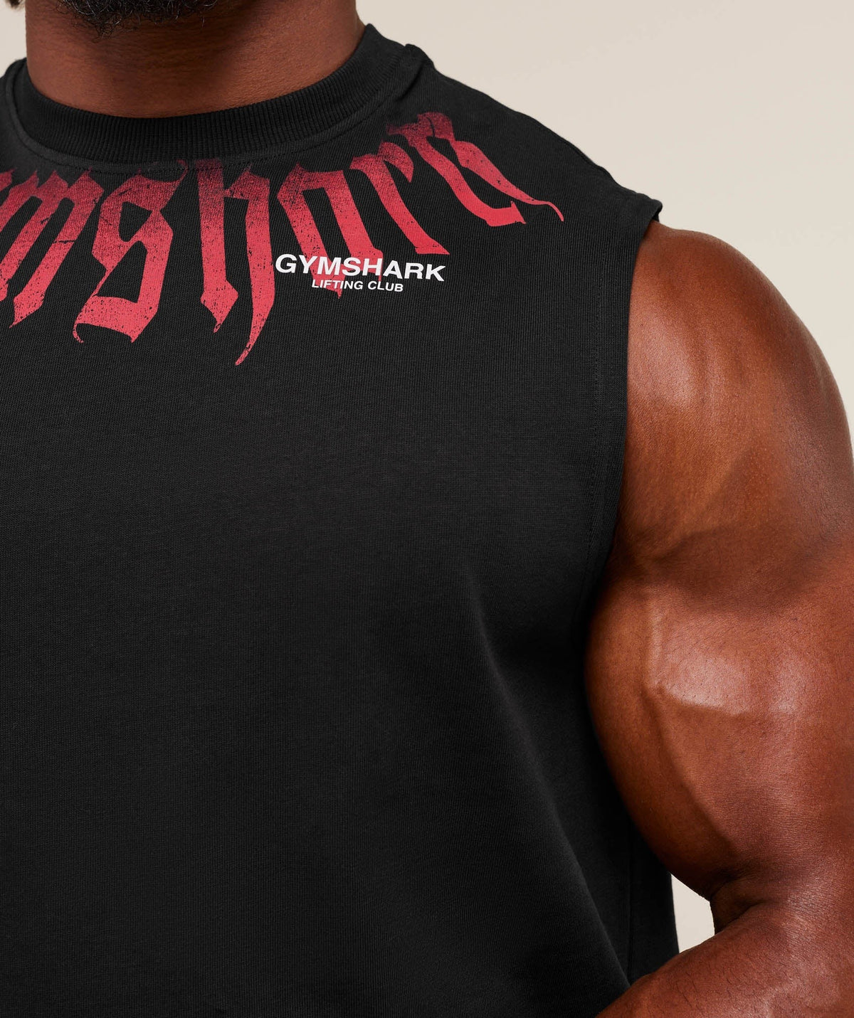 Gymshark Fade Graphic Tank - Black