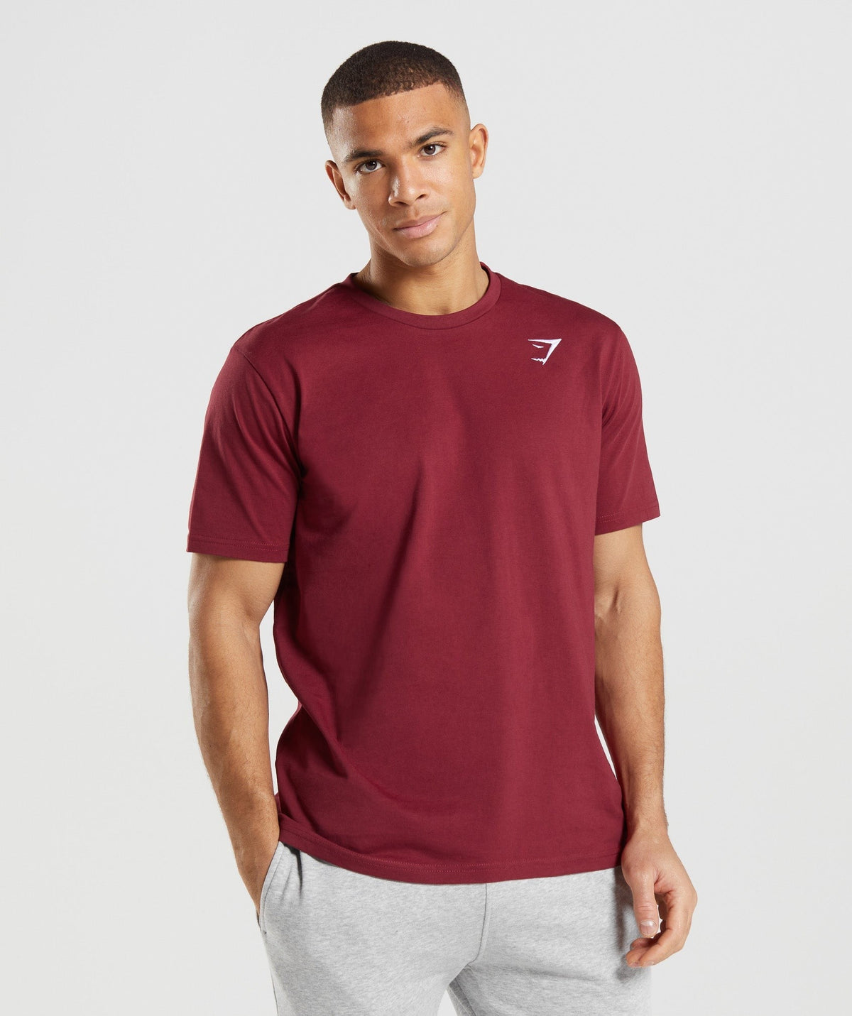 Gymshark Crest Tee - Red