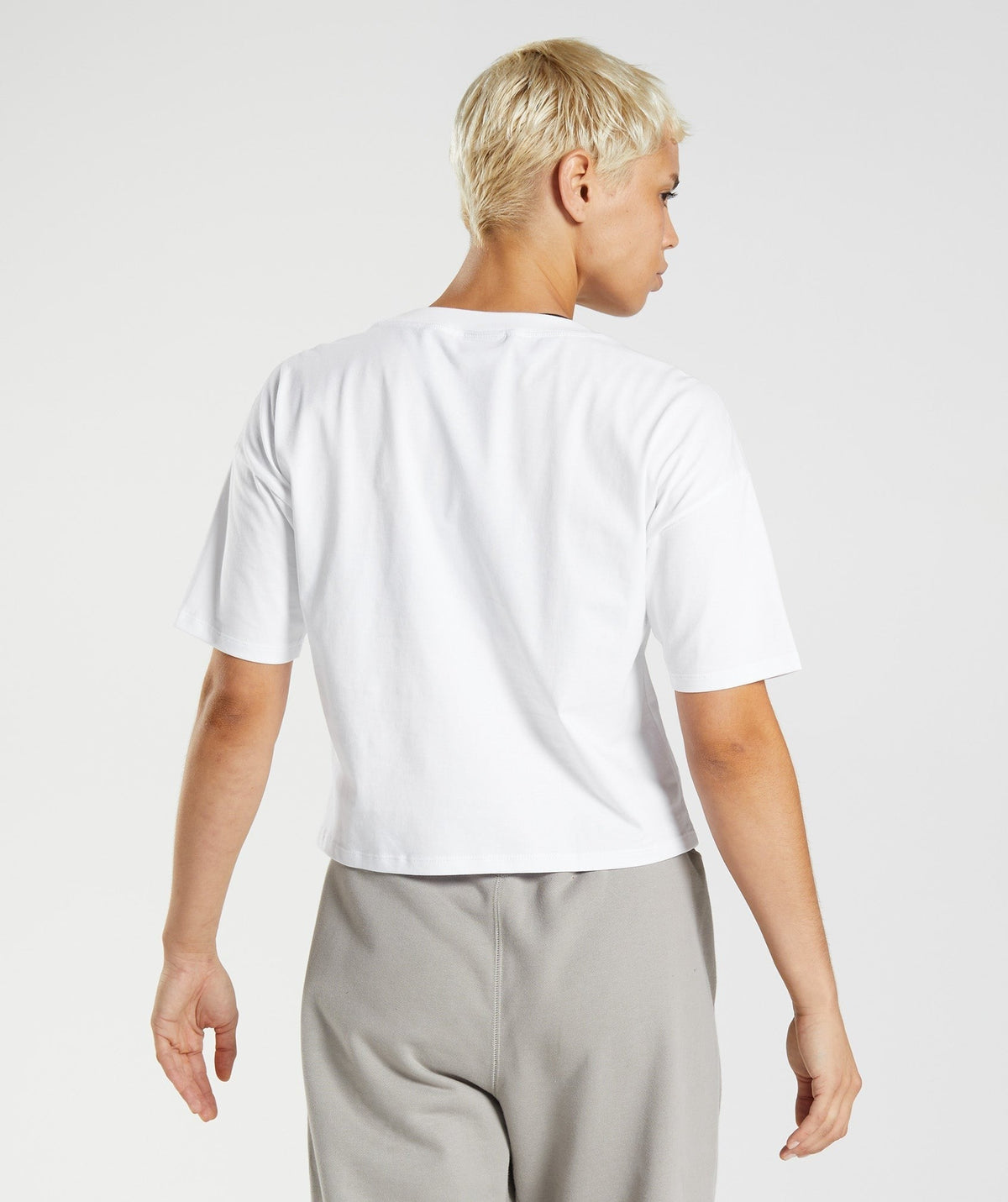 Gymshark GS 10 Year Midi Top - White