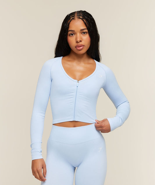 Gymshark Adapt Solid Jacket - Tranquil Blue