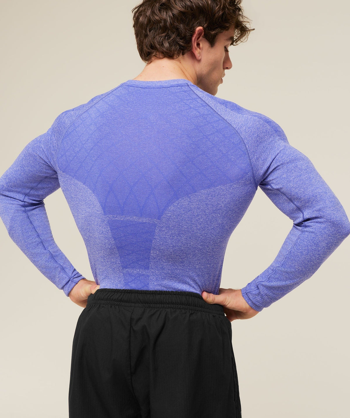 Gymshark Devant Seamless Long Sleeve Tee - Amethist