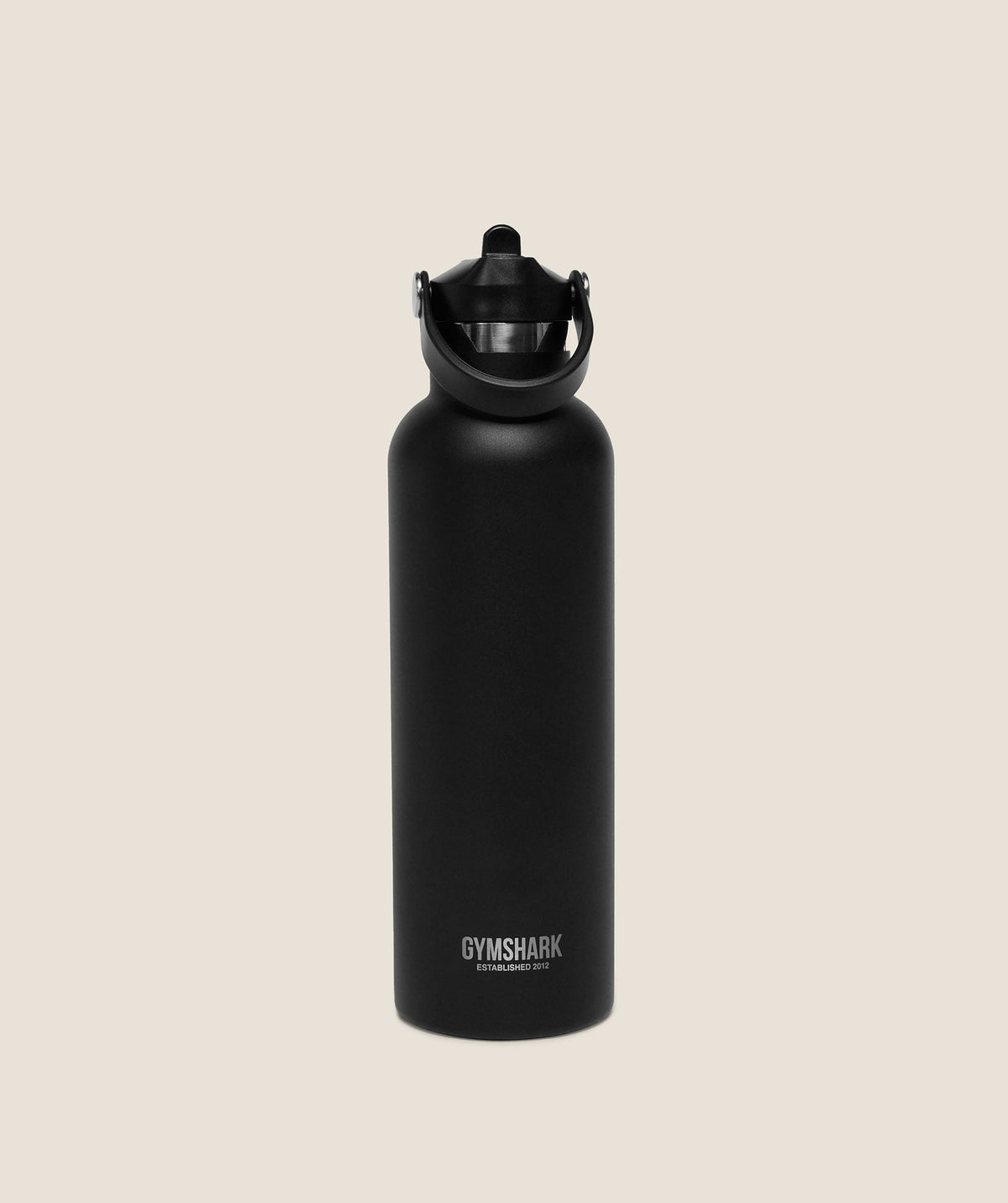 Gymshark 700ml Metal Insulated Straw Bottle - Black