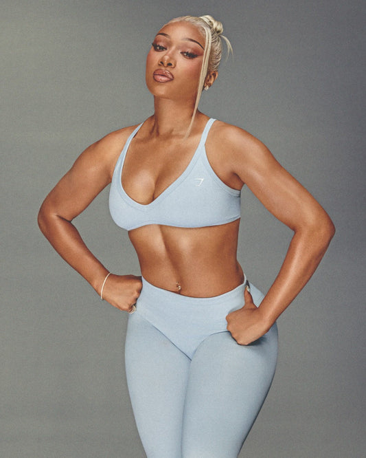 Gymshark Adapt Solid Sports Bra - Tranquil Blue