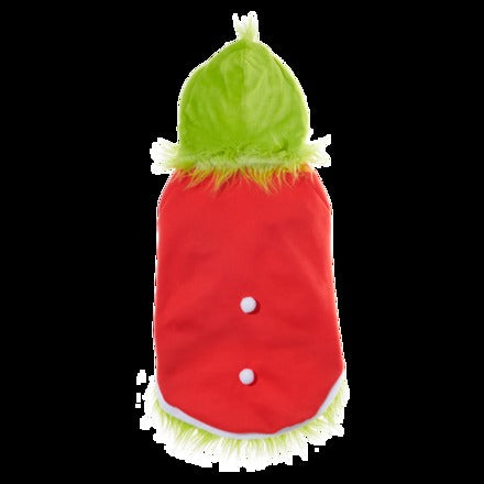 Grouchy Slouchy Grinch Costume & Toy Bundle For Super Chewer