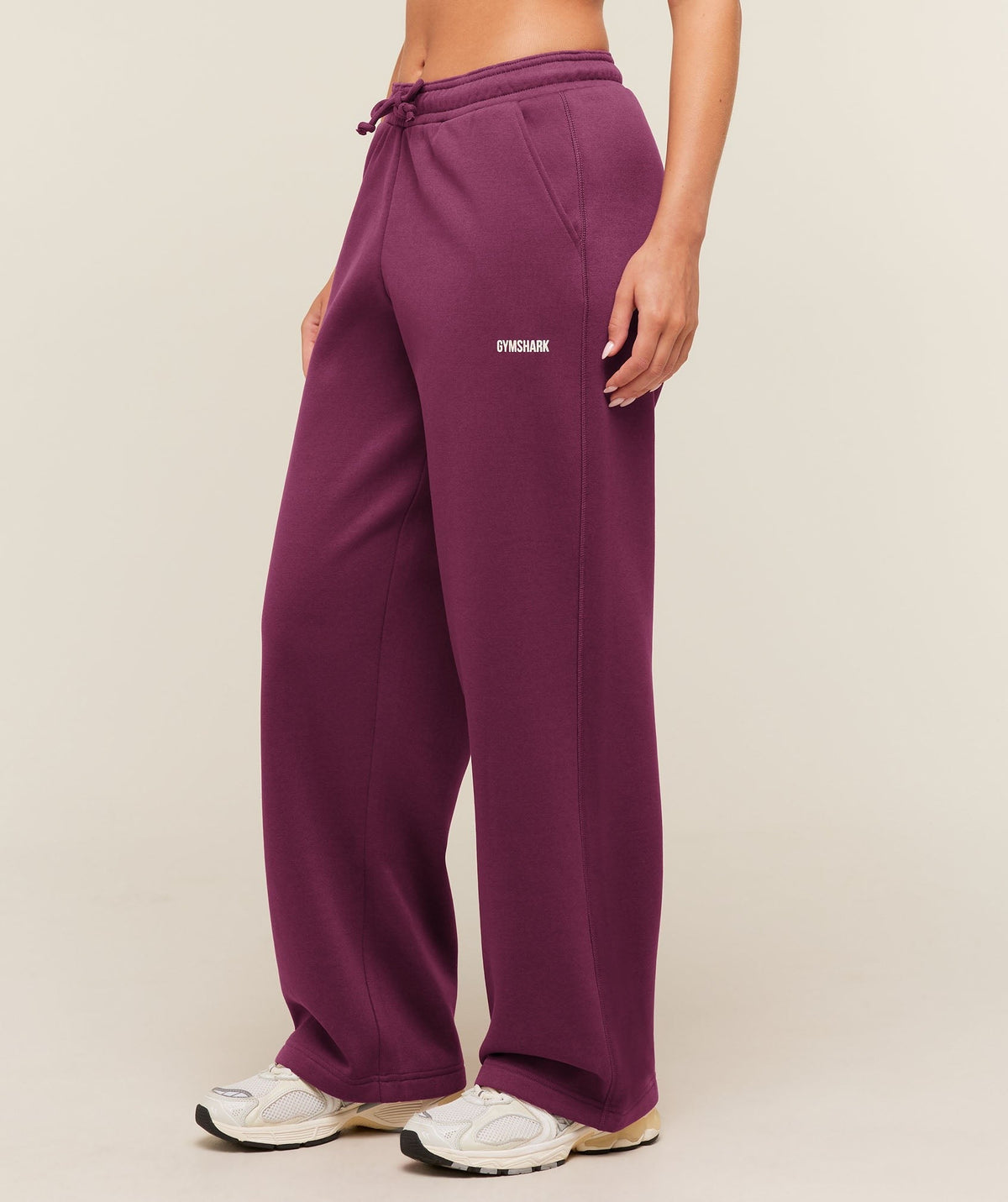Gymshark Cosy Luxe Straight Leg Regular Joggers - Strength Pink