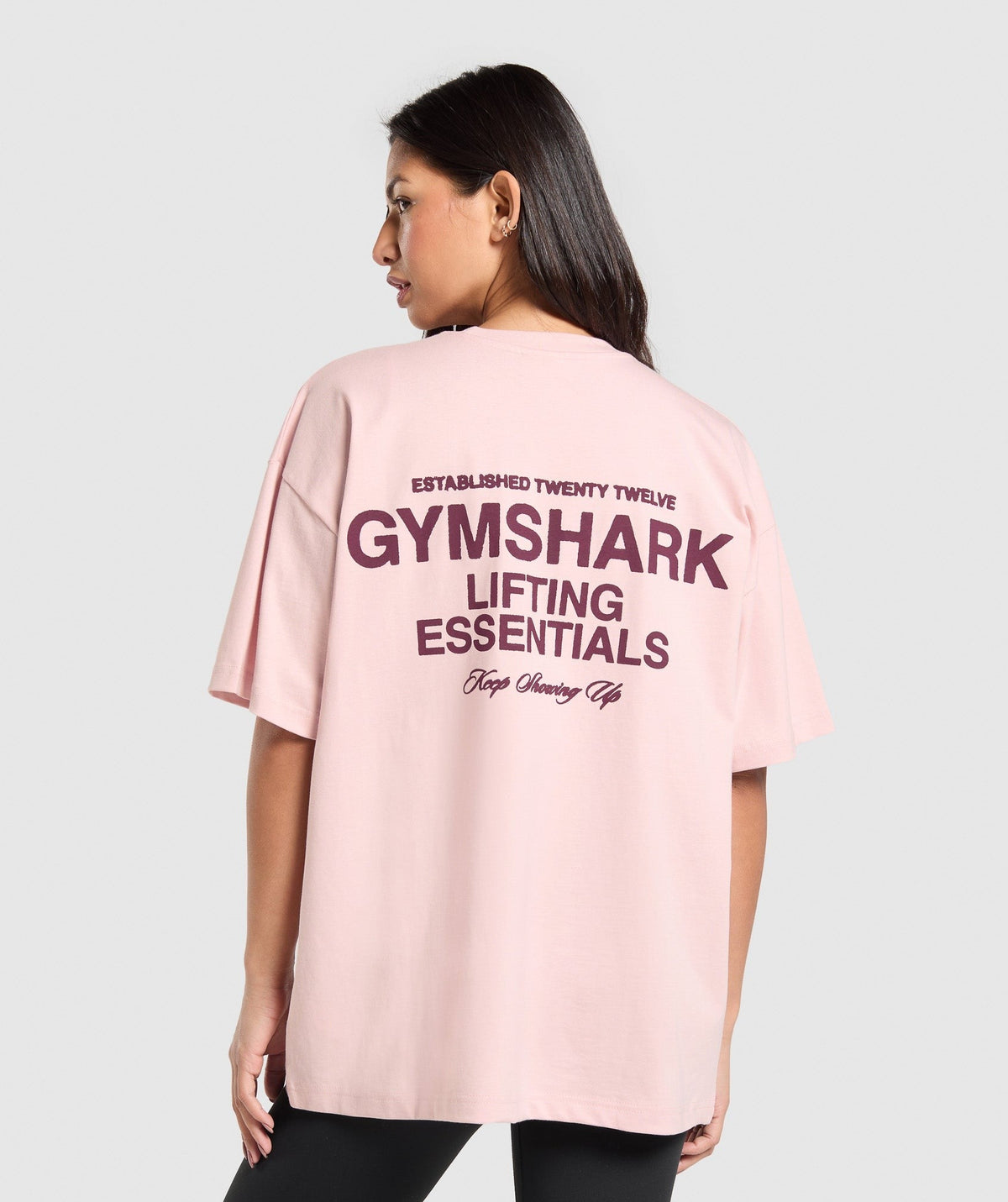 Gymshark EST 2012 Graphic Tee - Lift Pink