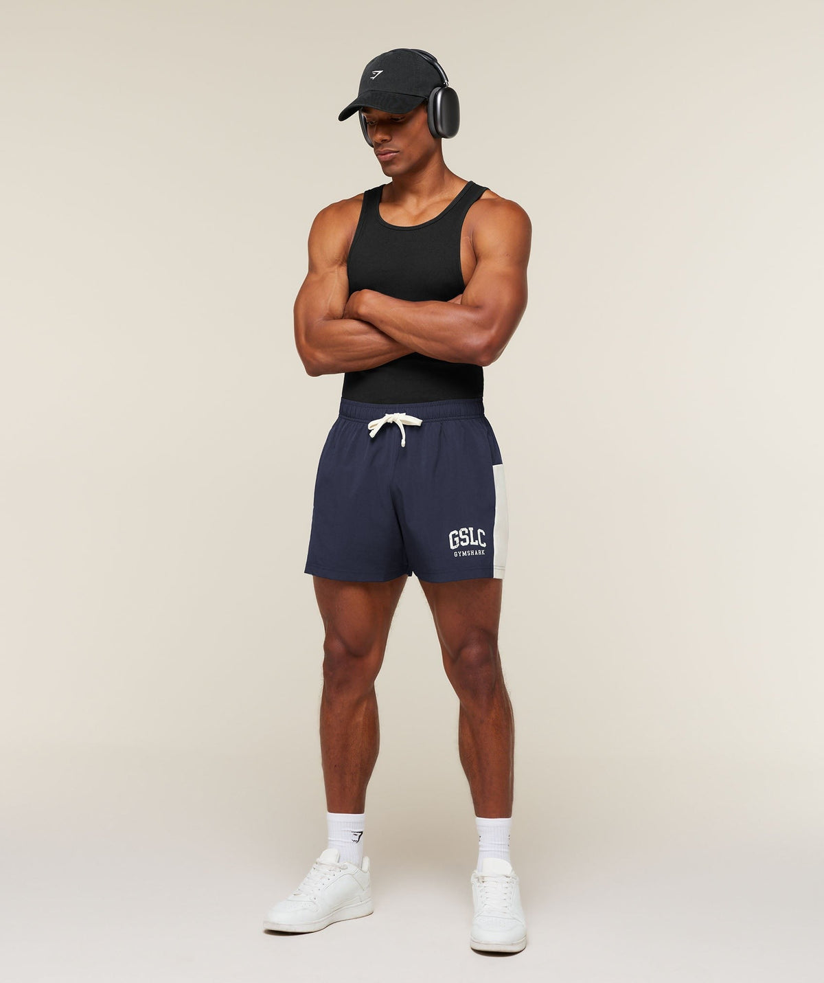 Gymshark GSLC Emblem Shorts - Heavy Blue