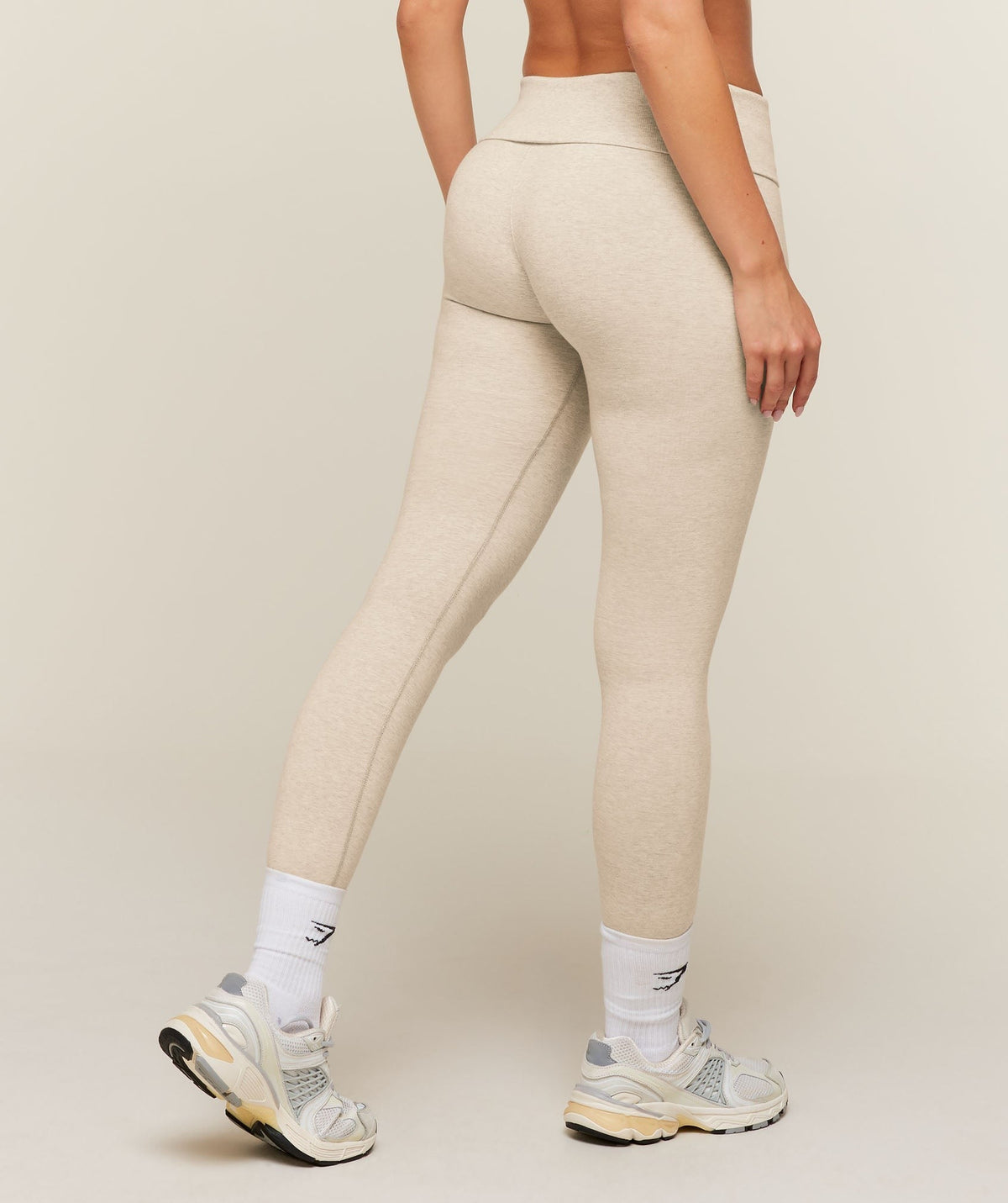 Gymshark CottonMoveTM Leggings - Oat Marl