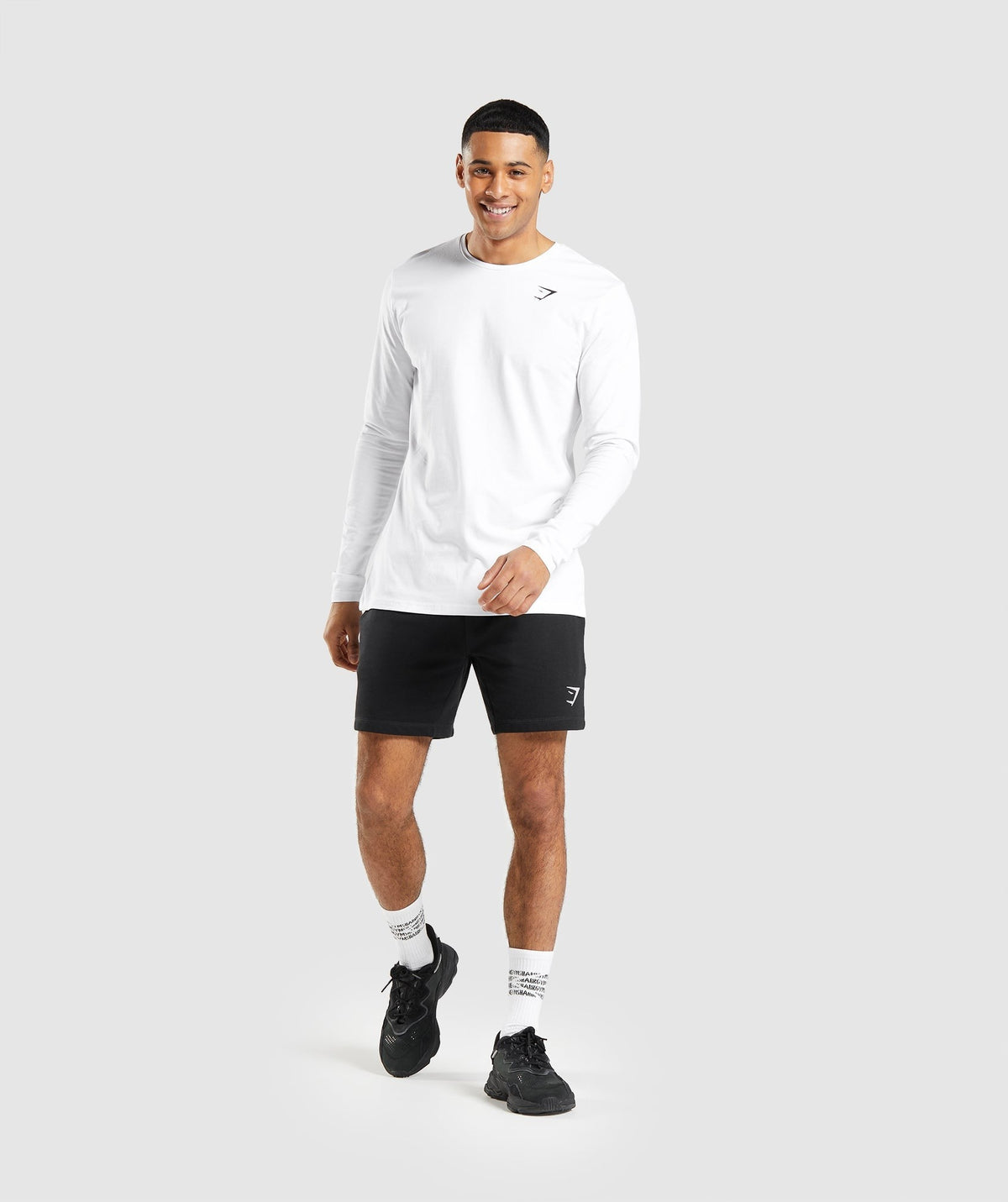 Gymshark Essential Long Sleeve Tee - White