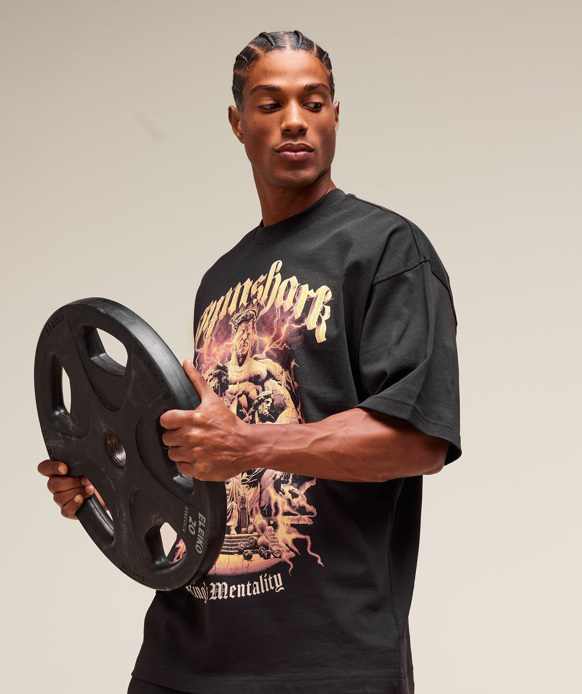 Gymshark x KinGymsharkgym Graphic Tee - Black