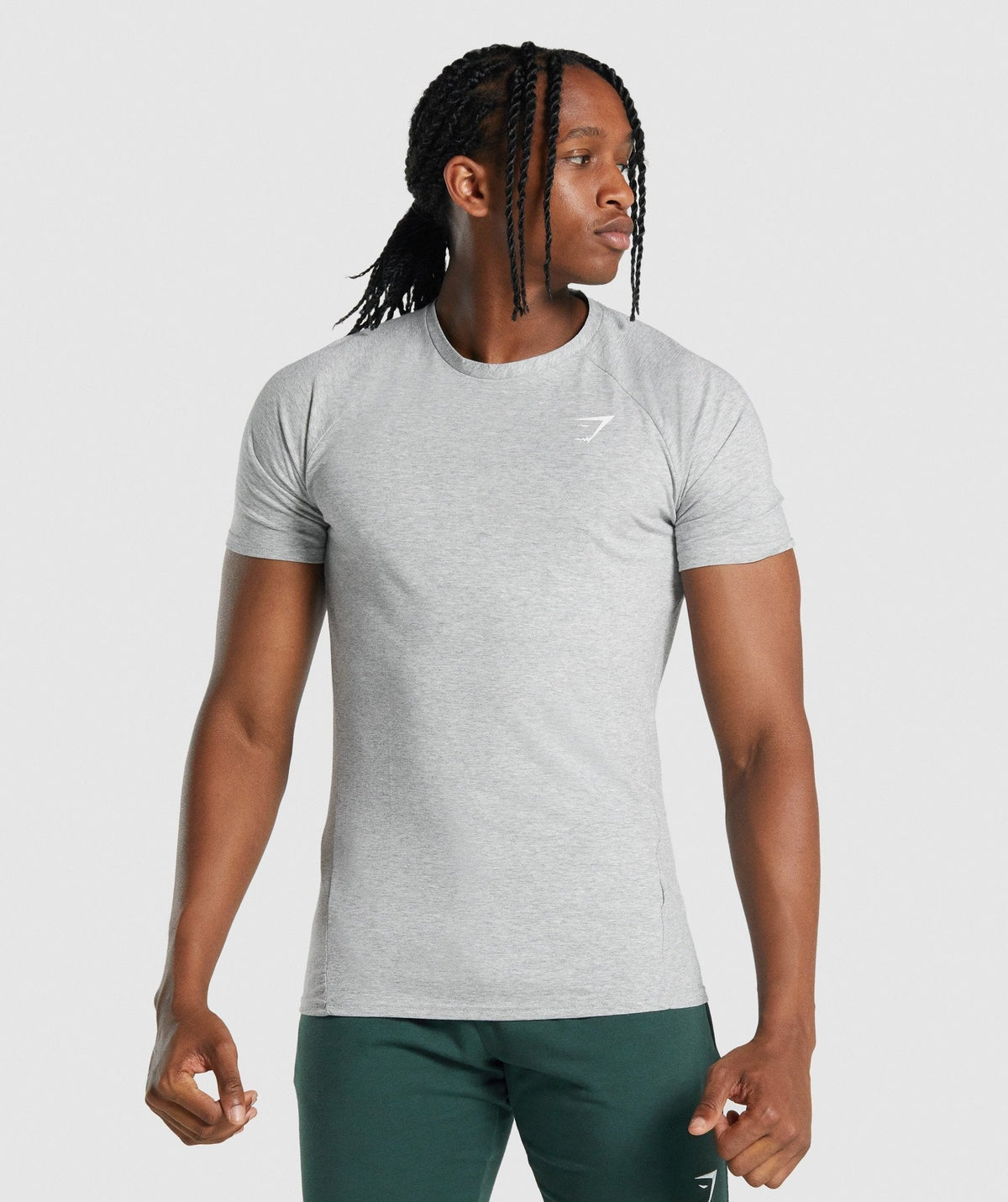 Gymshark Critical Tee - Light Grey Core Marl