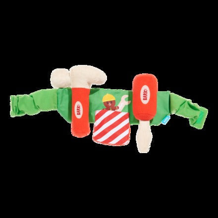 Do-It-Your-Elf Toolbelt Wearable Multipart Plush Tug Dog Toy