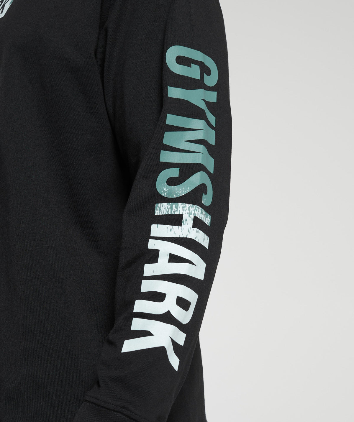 Gymshark Global Graphic Long Sleeve Tee - Black