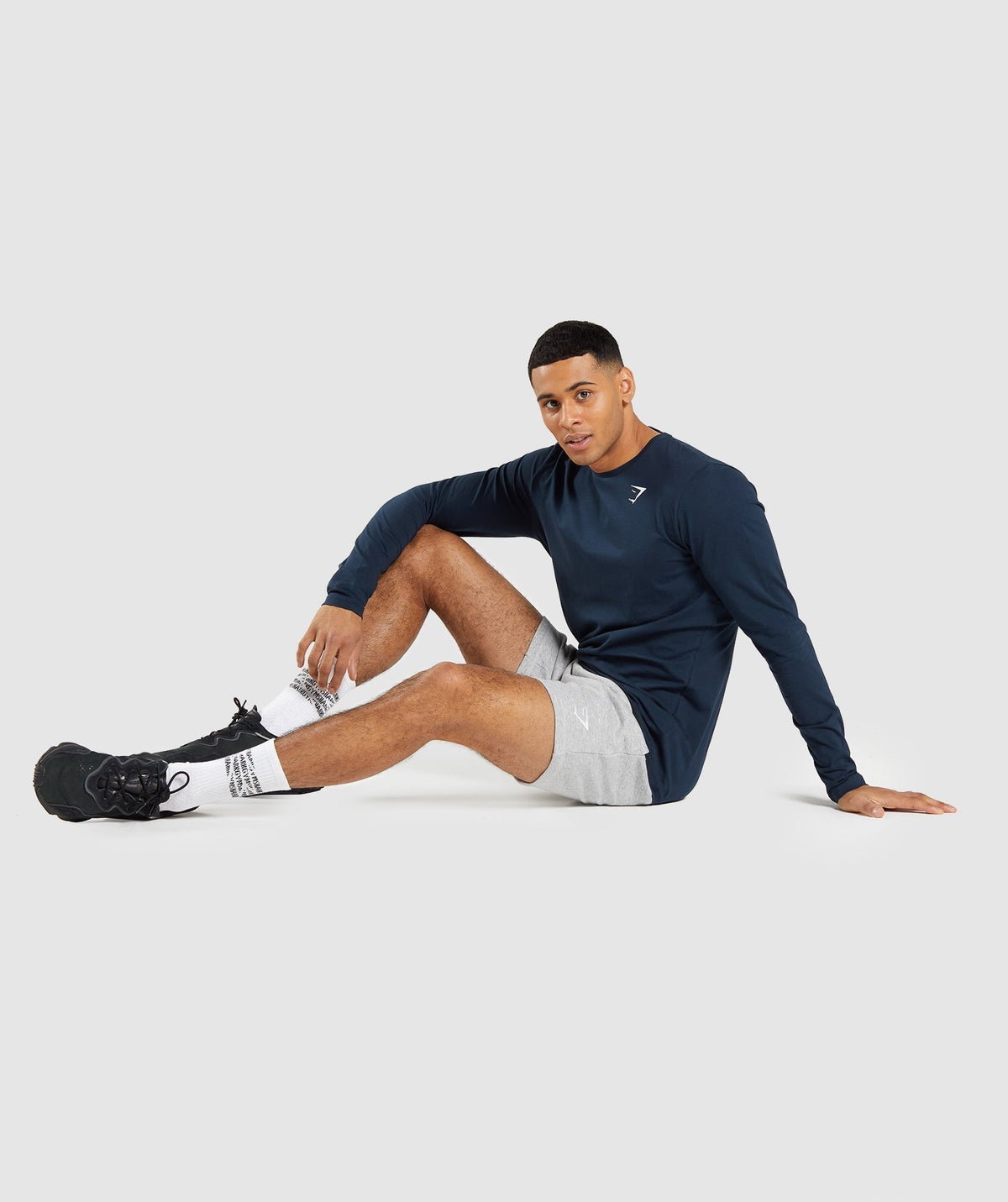 Gymshark Essential Long Sleeve Tee - Navy