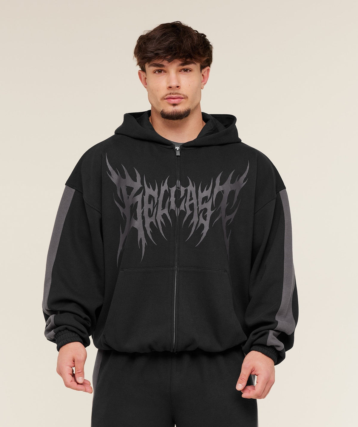 Gymshark x Carlos Belcast Zip Up Hoodie - Black