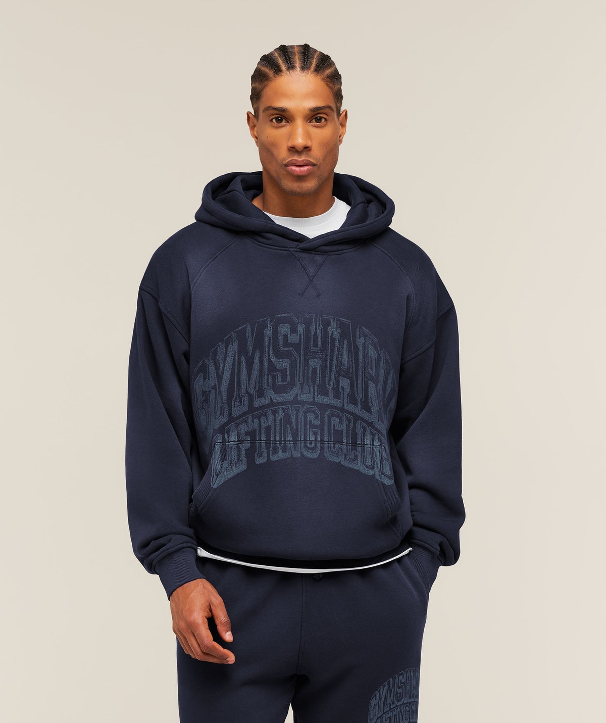 Gymshark GSLC Hoodie - Heavy Blue/Wash