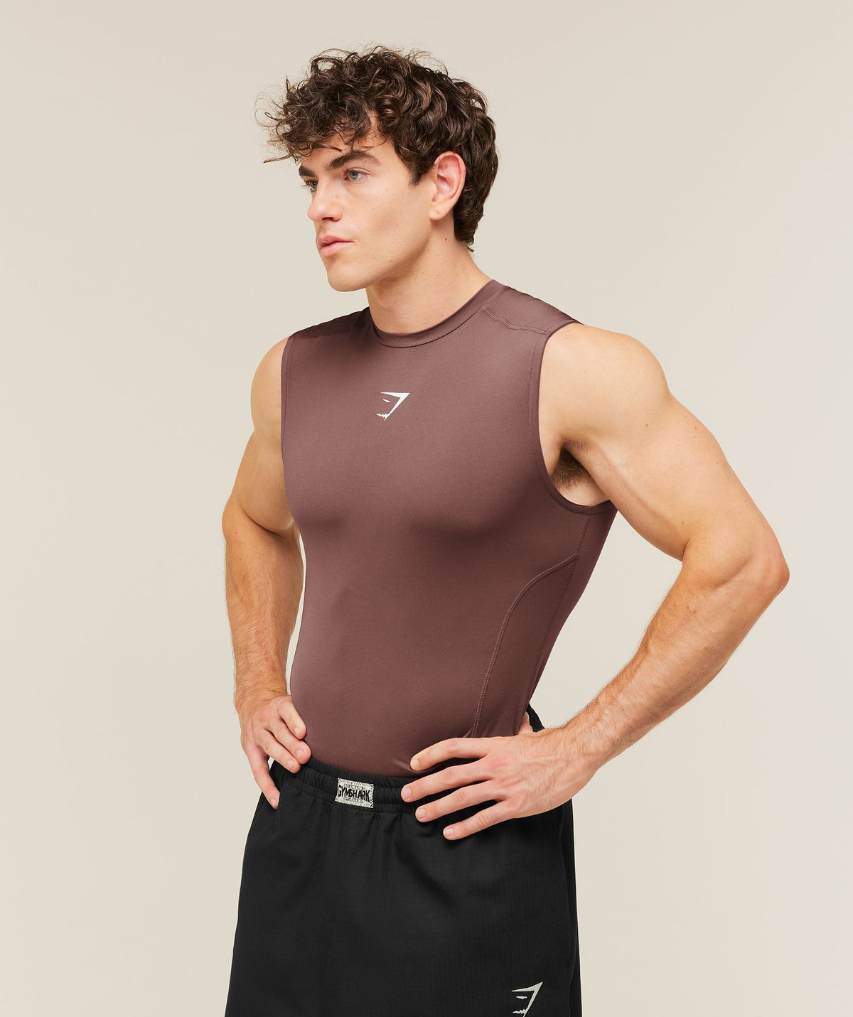 Gymshark Element Baselayer Tank - Espresso Brown