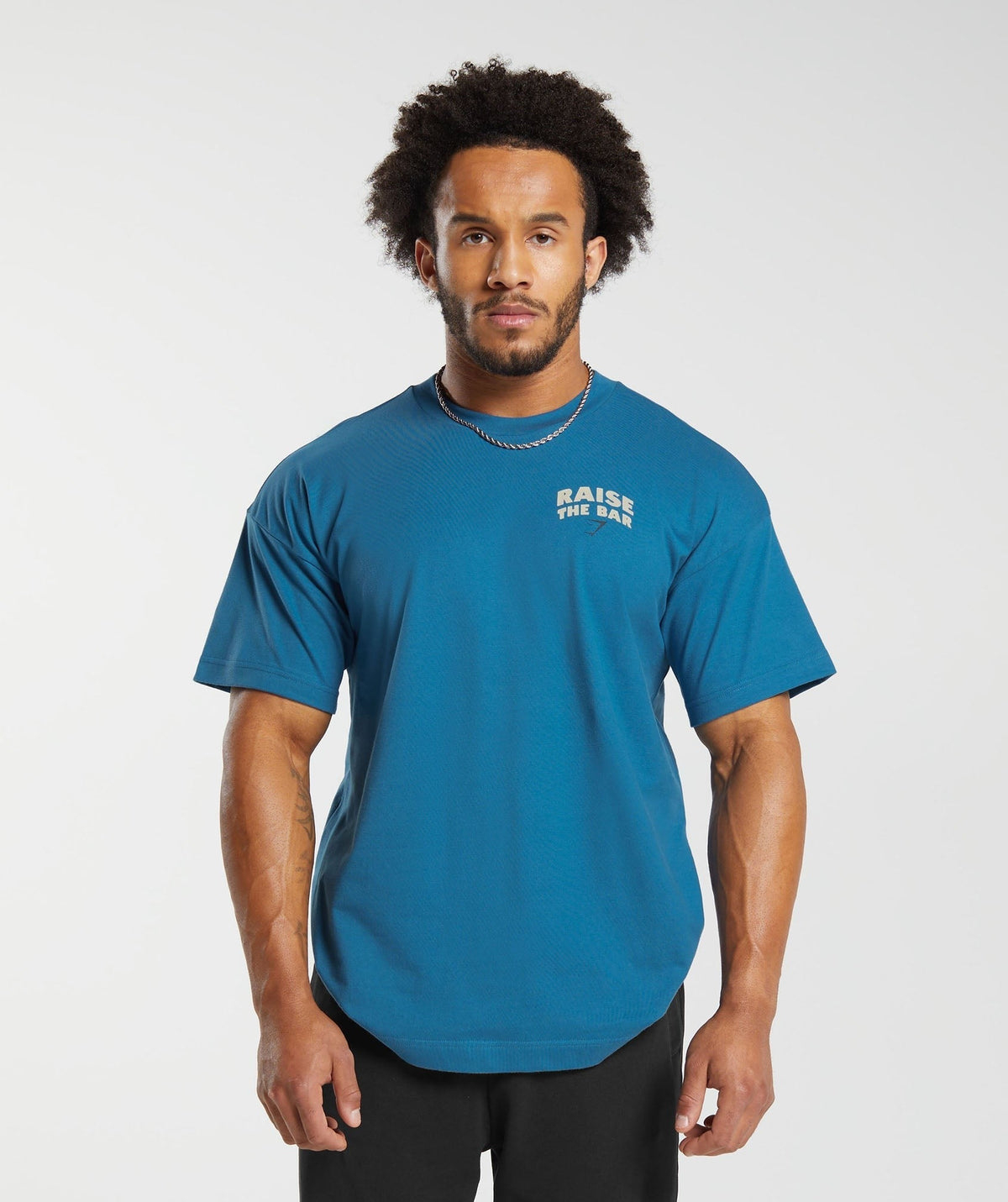Gymshark Raise the Bar Tee - Core Blue