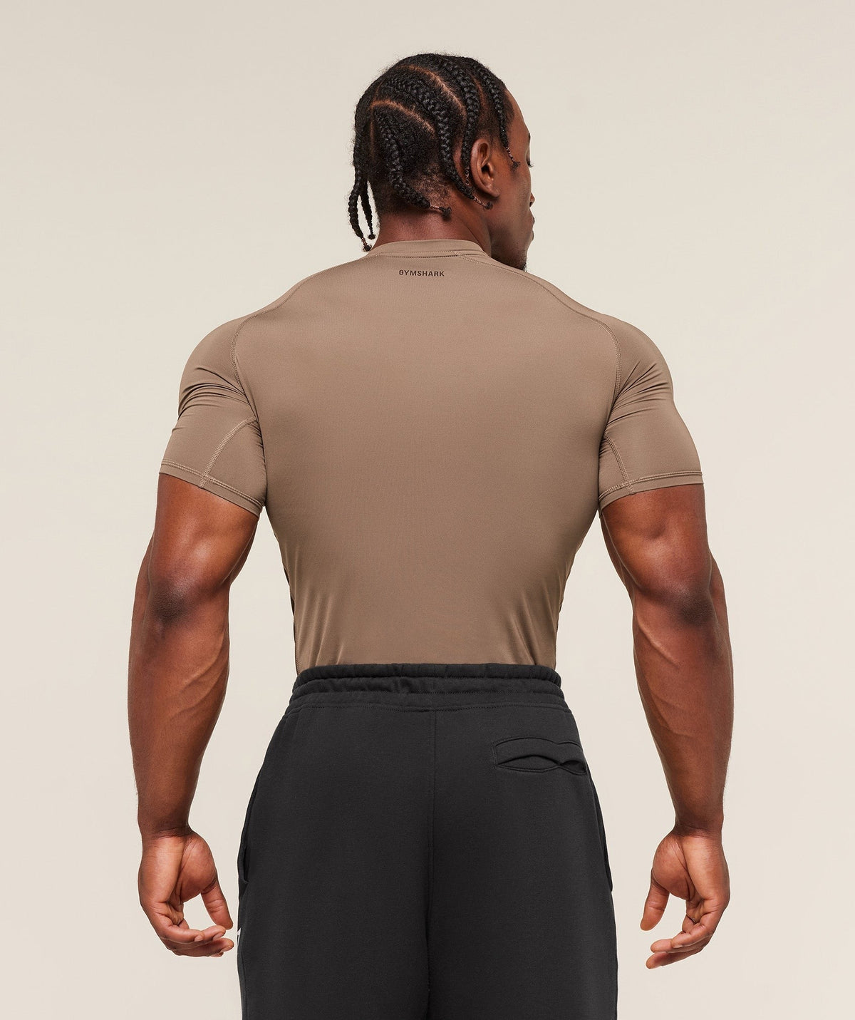 Gymshark Element Baselayer Tee - Soul Brown/Archive Brown