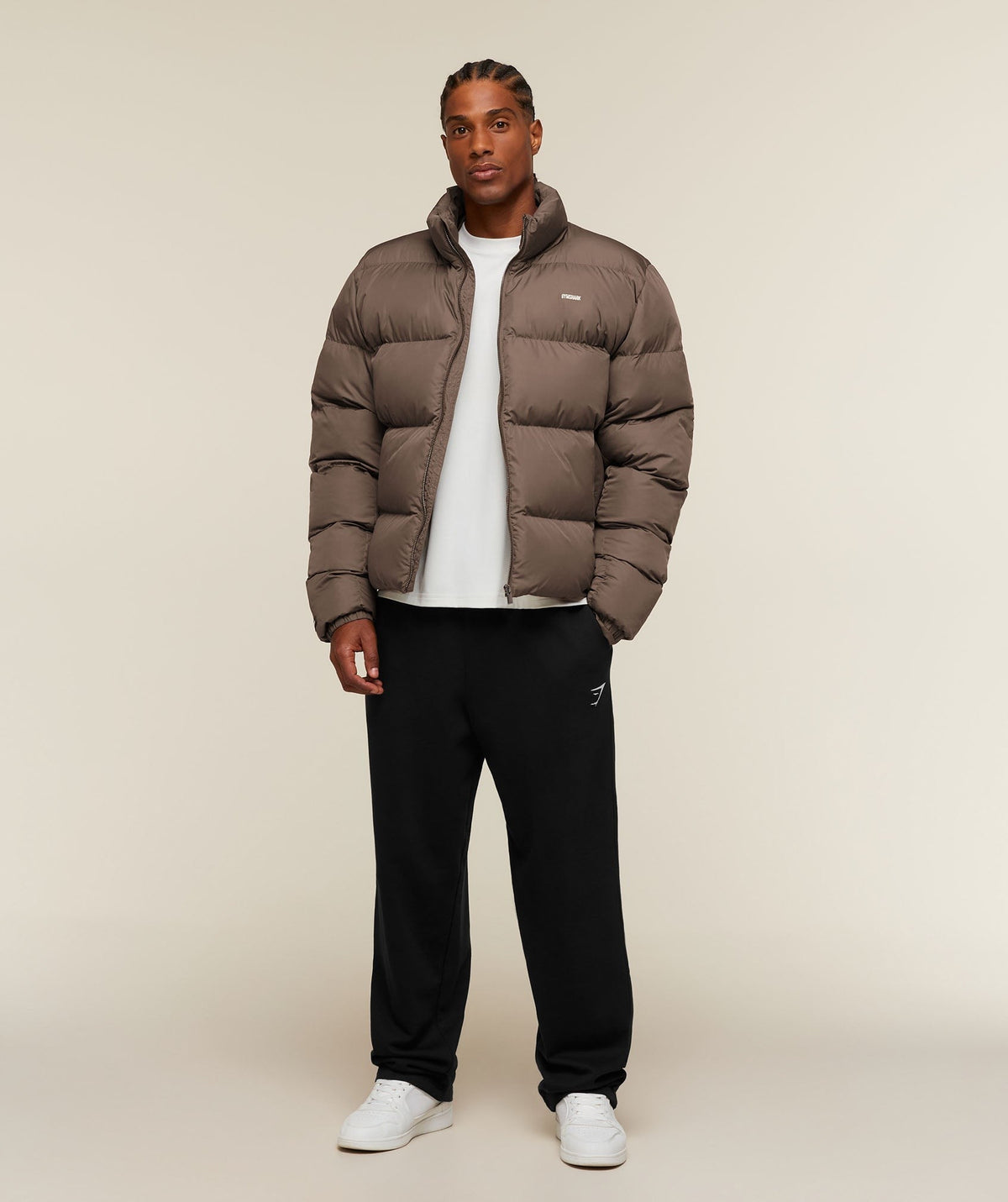 Gymshark Puffer Jacket - Soft Brown