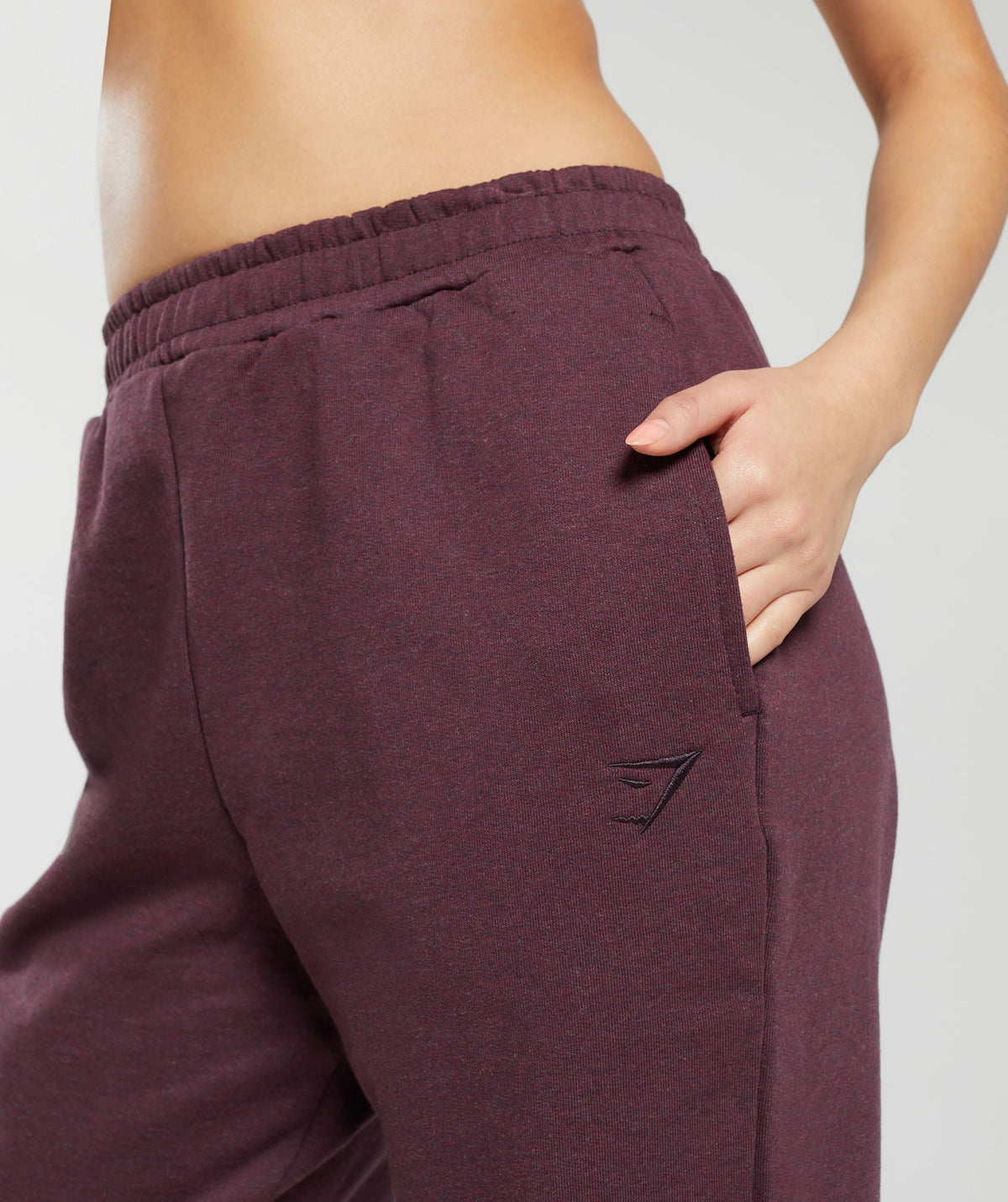 Gymshark Rest Day Sweats Joggers - Bros Deep Plum Marl
