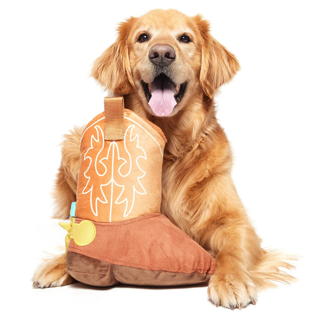 Bottoms Up Boot Plush 2-in-1 + Enrichment Dog Toy