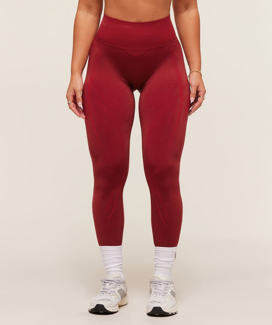 Gymshark x Analis Seamless Legging - Reps Red/Carmine Red