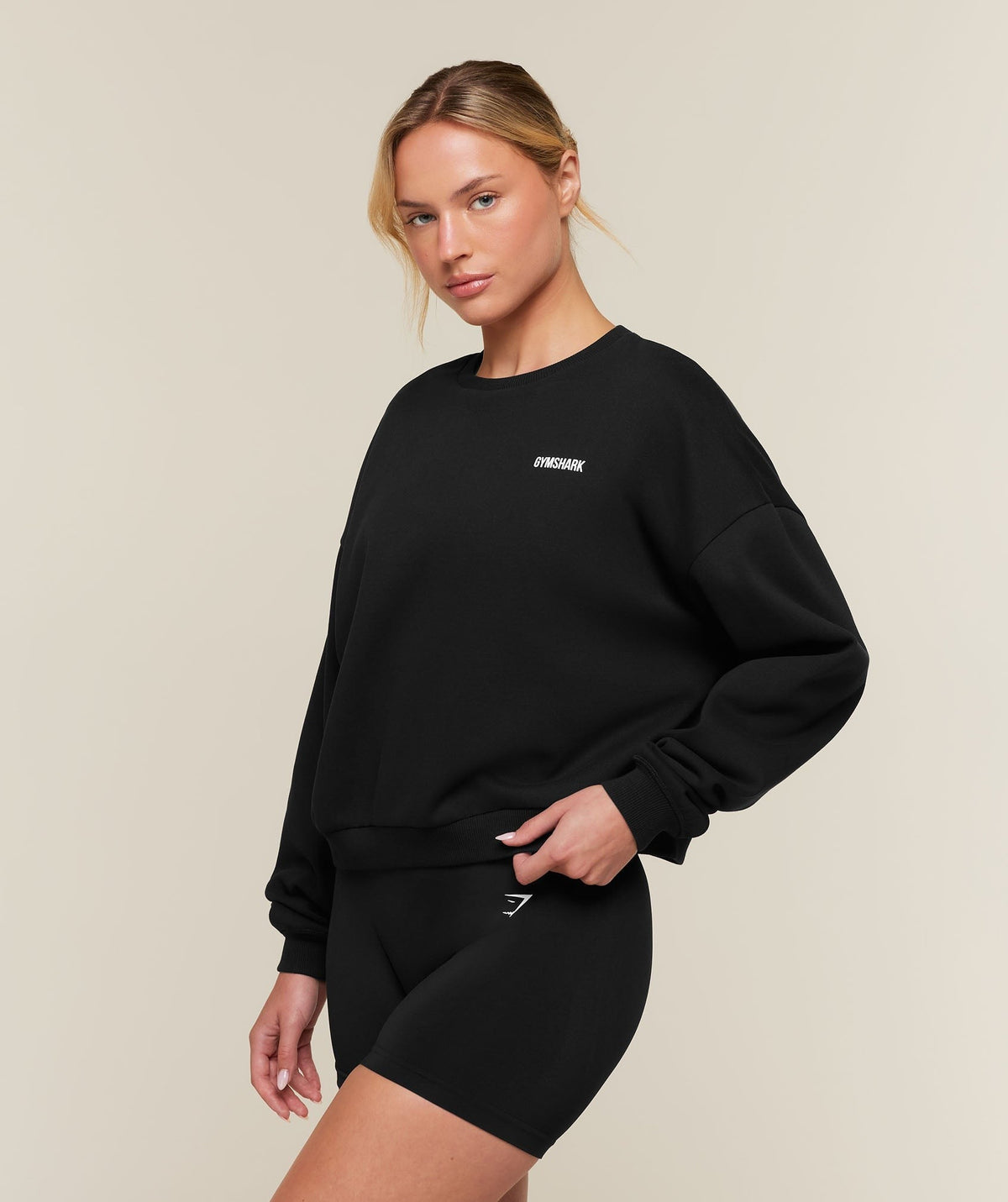 Gymshark Cosy Luxe Sweatshirt - Black