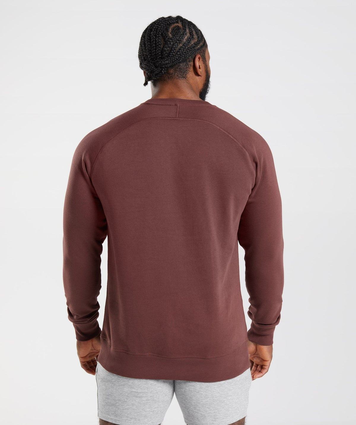 Gymshark Crest Crew - Cherry Brown