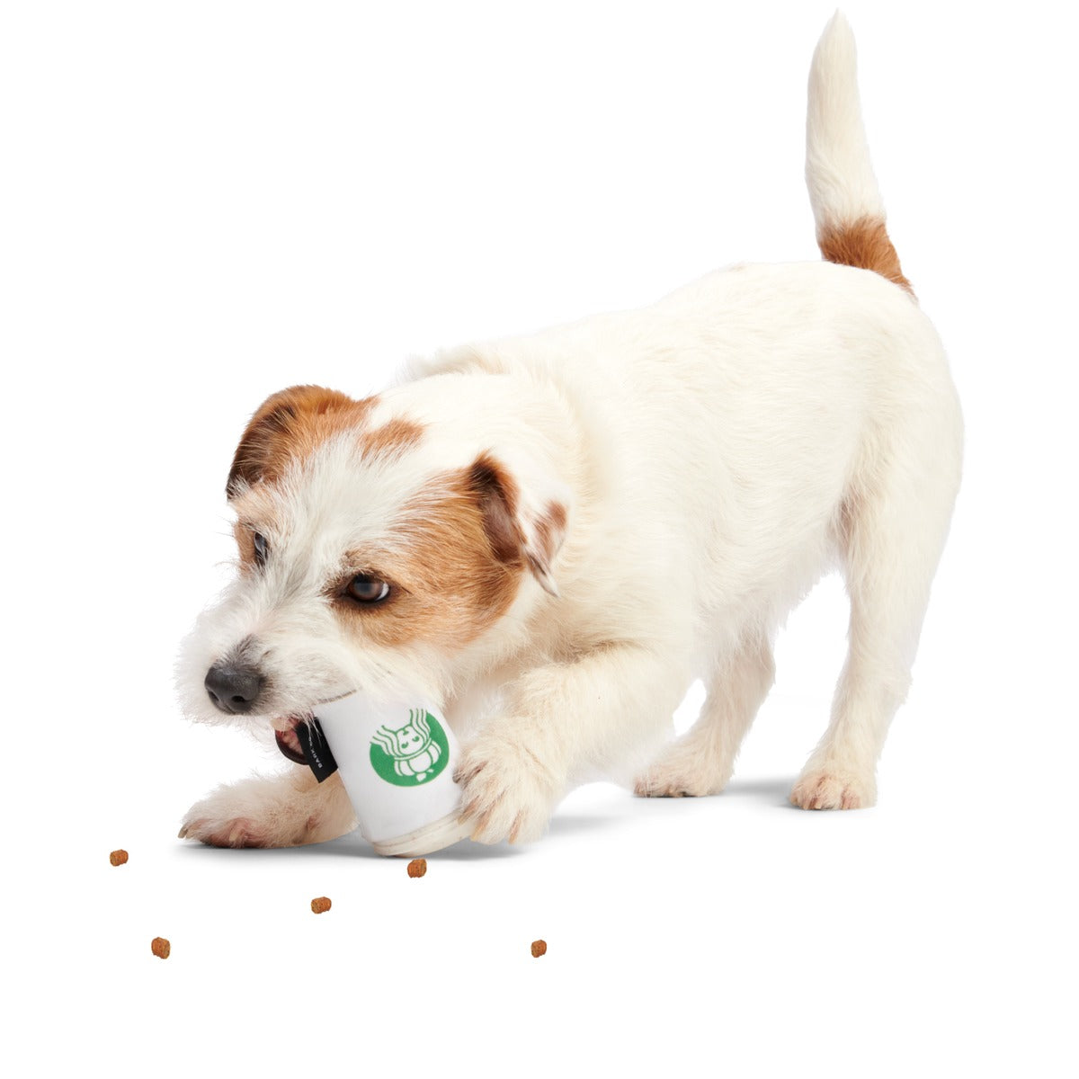 Pupkin Spice Yappuccino Durable Super Chewer 2-in-1 Rip and Reveal + Enrichment Dog Toy