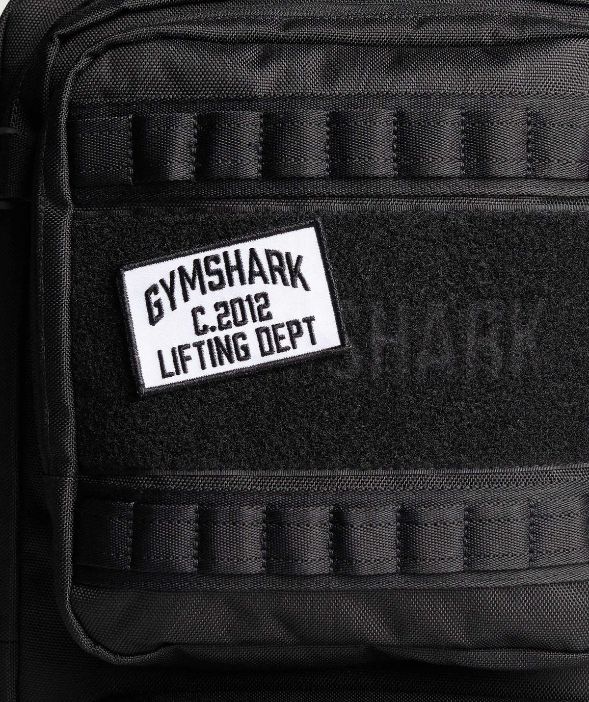 Gymshark Lifting Dept Velcro Patch - White