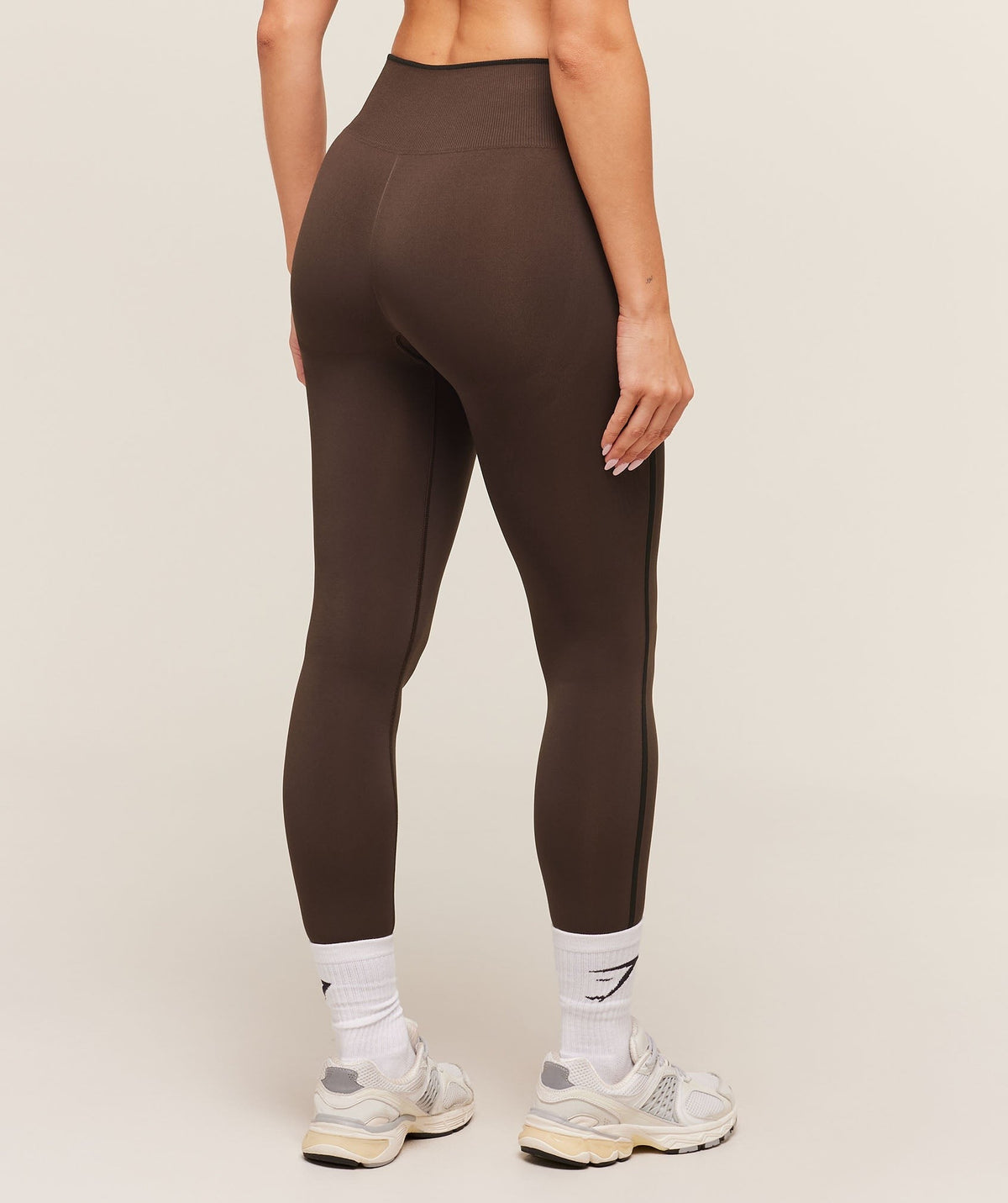Gymshark Everyday Seamless Contrast Legging - Archive Brown/Black