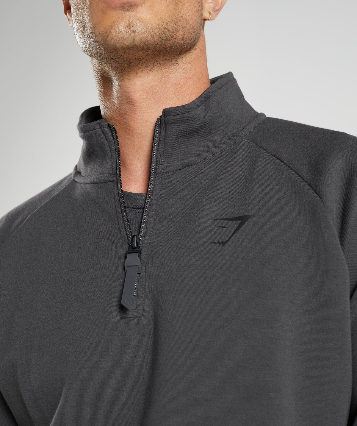 Gymshark Rest Day Knit 1/4 Zip - Grey